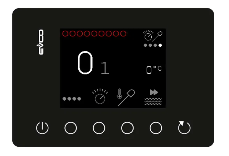 EVCO EVJ 700 SERİSİ PİŞİRİCİ EKİPMANLAR İÇİN KONTROL CİHAZI