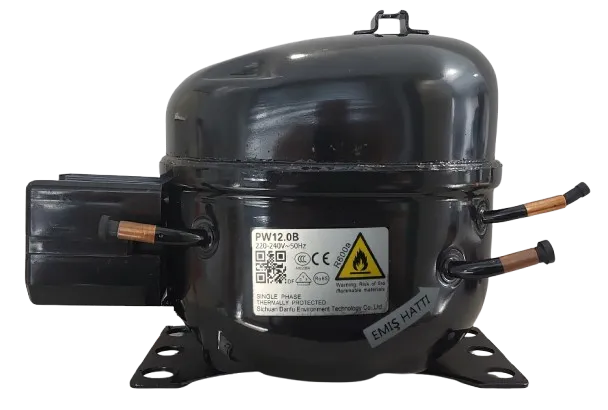 1/4 HP R600A EV TİPİ DANFU KOMPRESÖR