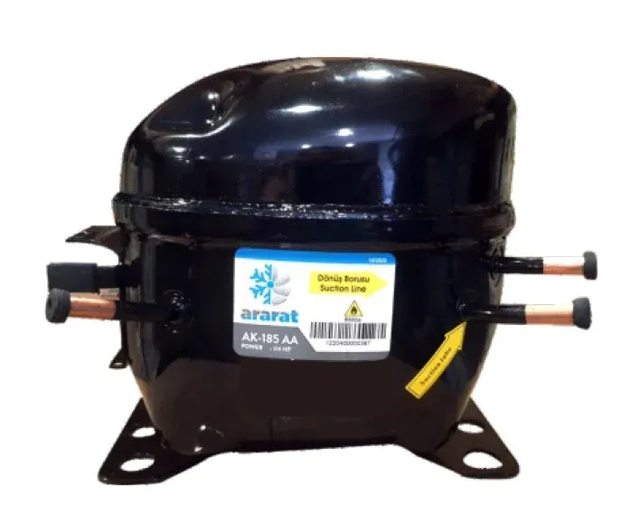 1/4 HP R600a YÜKSEK VERİMLİLİKLİ EV TİPİ ARARAT KOMPRESÖR