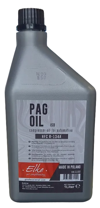 1 LİTRE ELKE PAG SOĞUTMA YAĞI 100 VİSKOZİTE