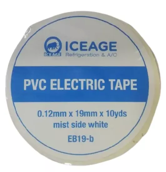 19 mm White Matte Electrical Tape