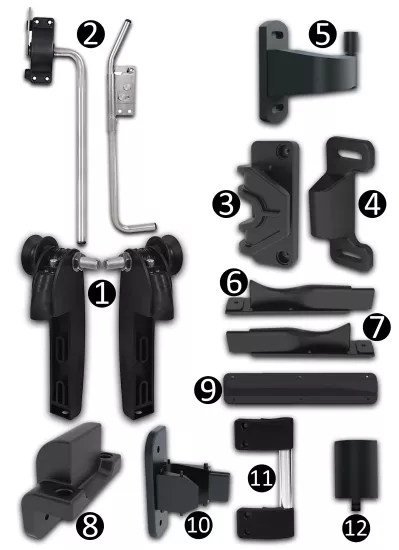 PKS Door Sliding Cold Room Door Accessory Set