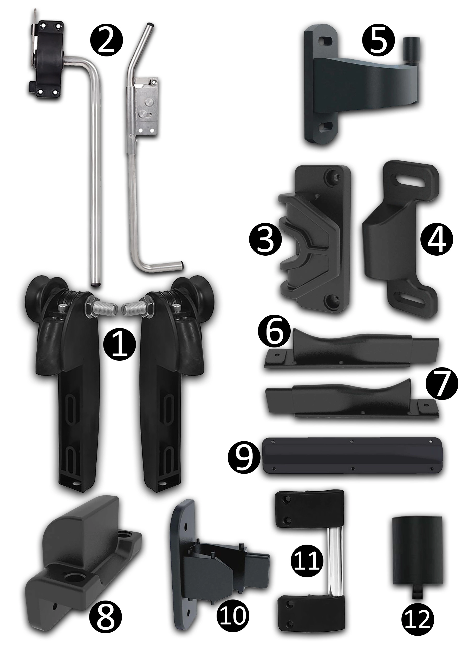 PKS Door Sliding Cold Room Door Accessory Set